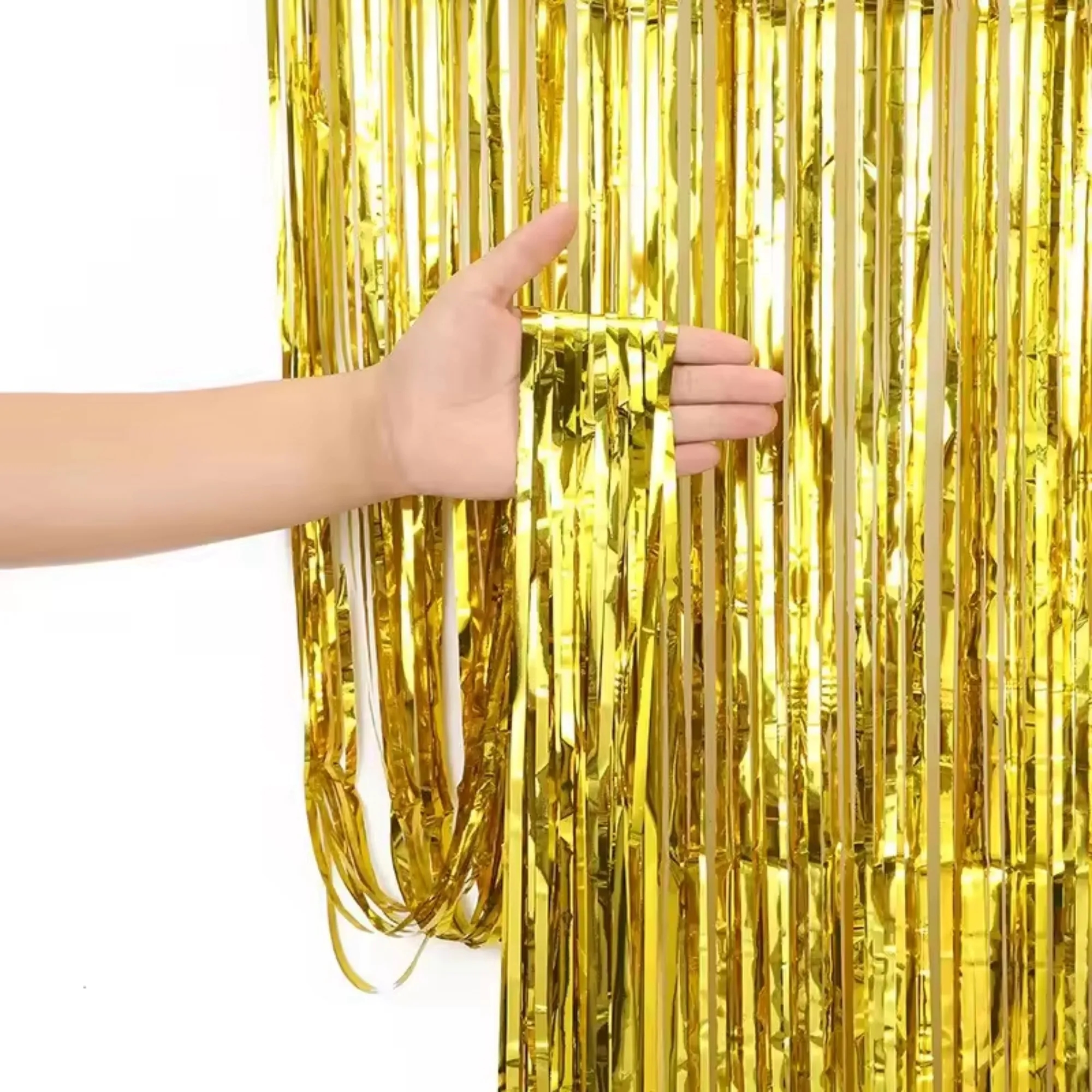 Shiny Foil Fringe Curtains 6
