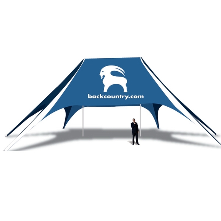 20ftx63ft Shade Tent with Full Graphics 2