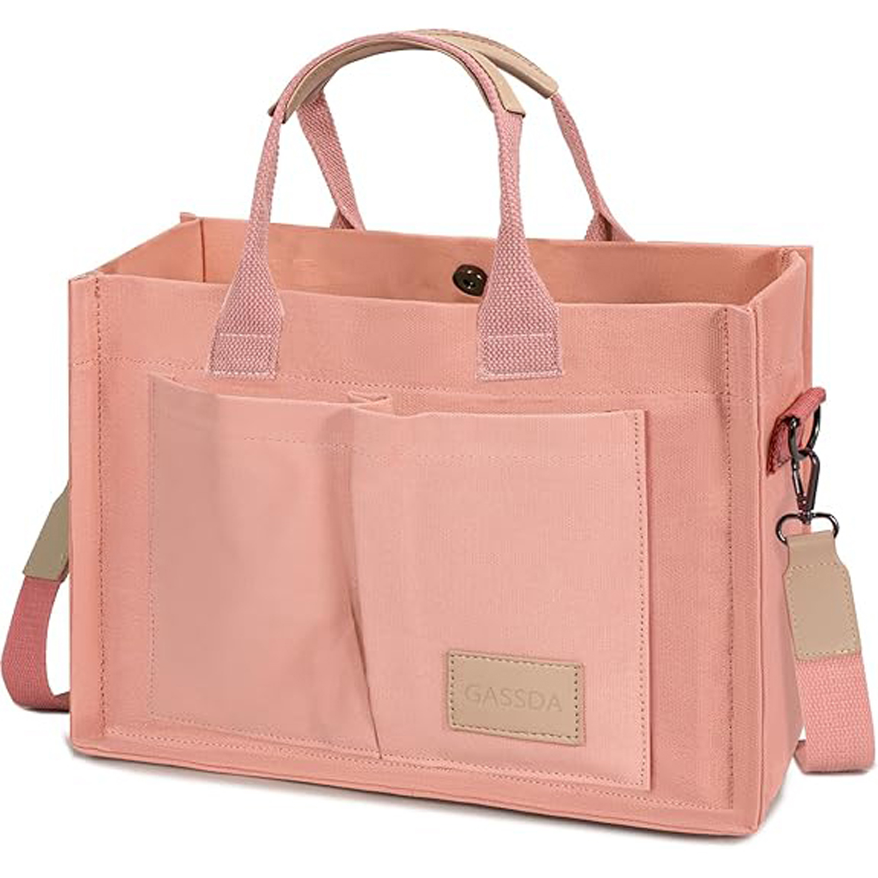 Canvas Single Shoulder Handbag, custom tote bag with logo imprint 9
