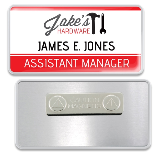 Name Badge - Snap-on Dome 3