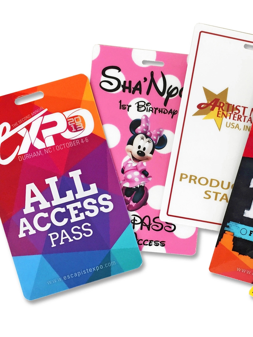 Customized Pvc Id/Event Cards 2