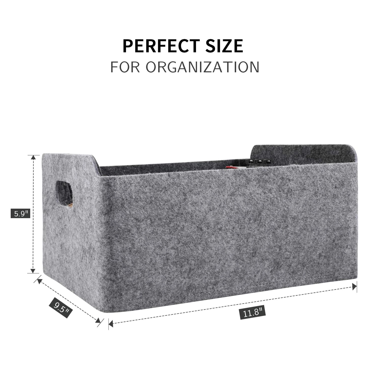 Felt Foldable Cube Bin 5