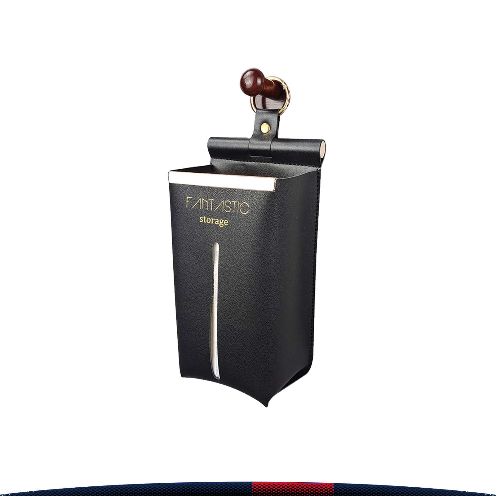 Wall-Mounted PU Leather Tissue Box 11