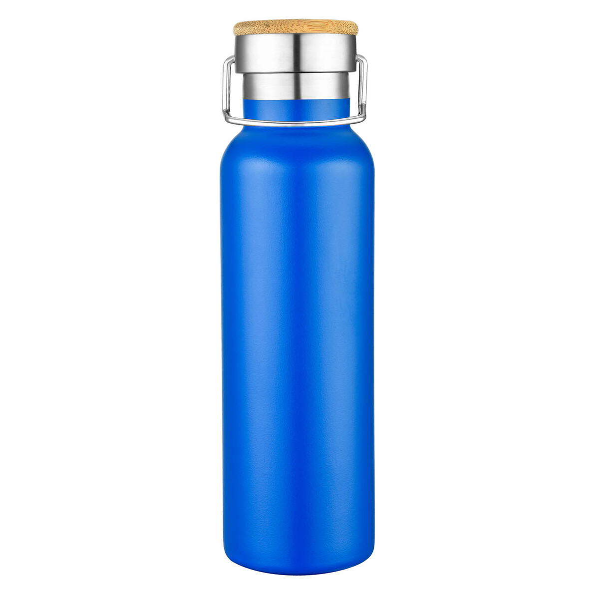 20 oz. Double Wall Stainless Steel Vacuum Water Bottle w/Bamboo Lid, custom water bottle with logo imprint 9