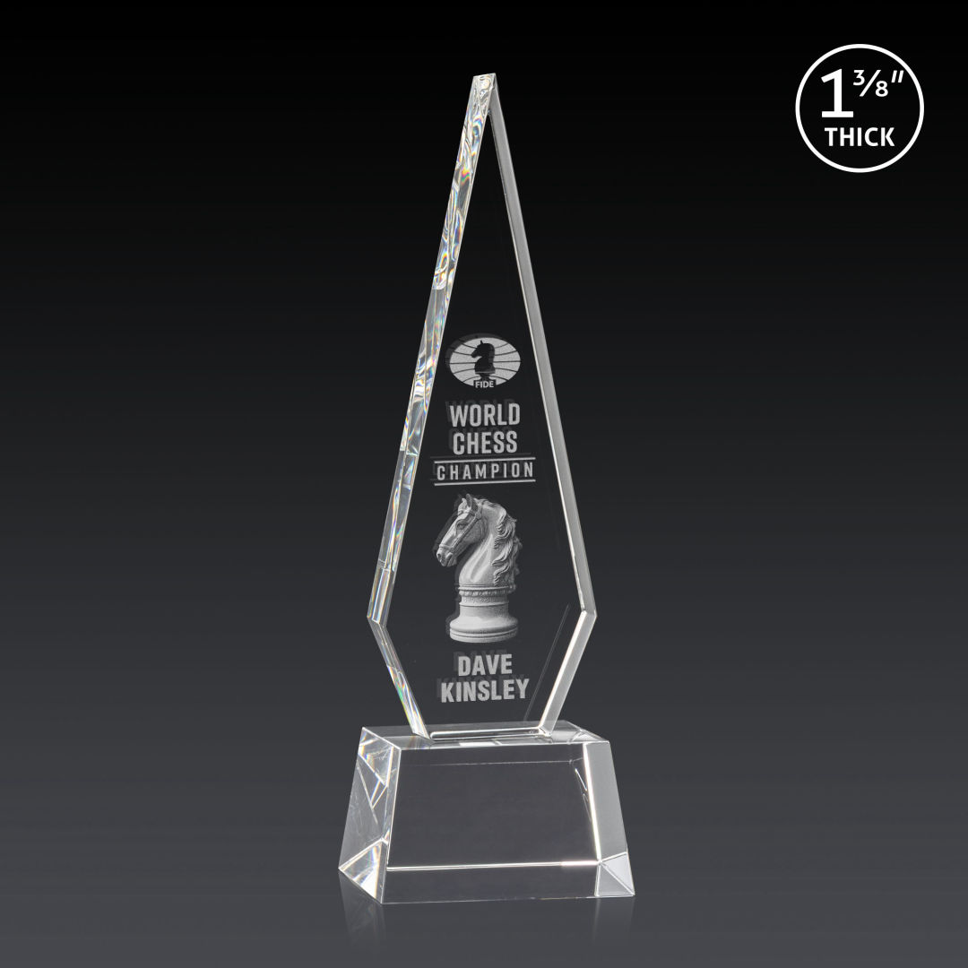 Springfield 3D Award on Robson Base - Clear 2