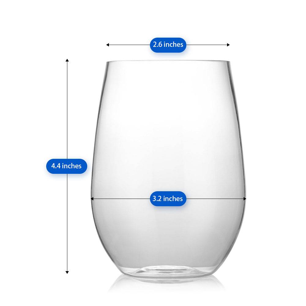 15oz Plastic Glass 4