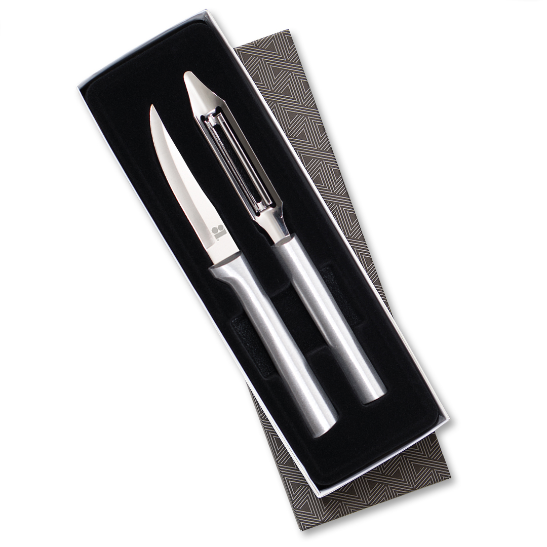 Pare & Peel Gift Set w/Silver Handle 2