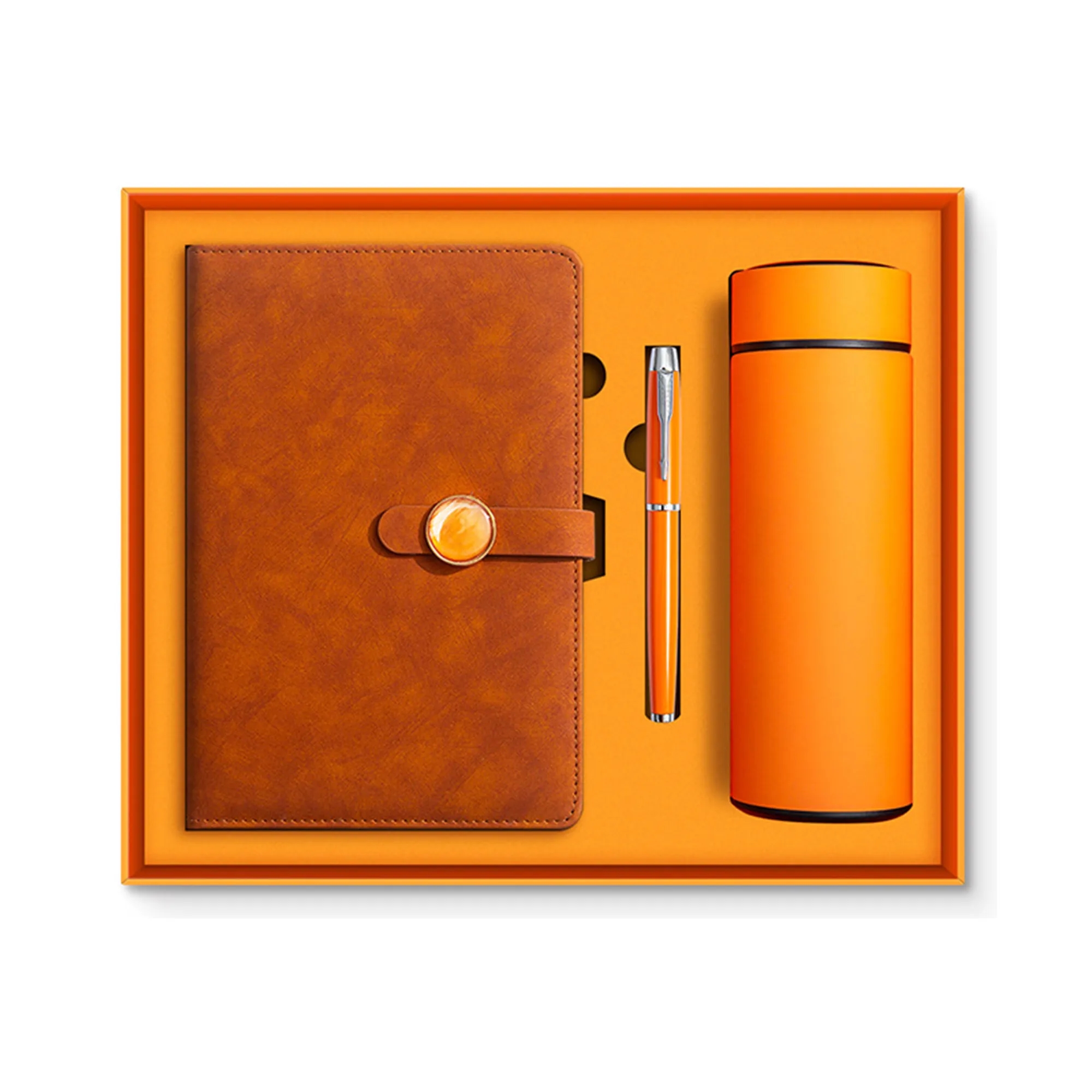 Corporate Gift Set With Notebook, Pen And Insulated Tumbler 1