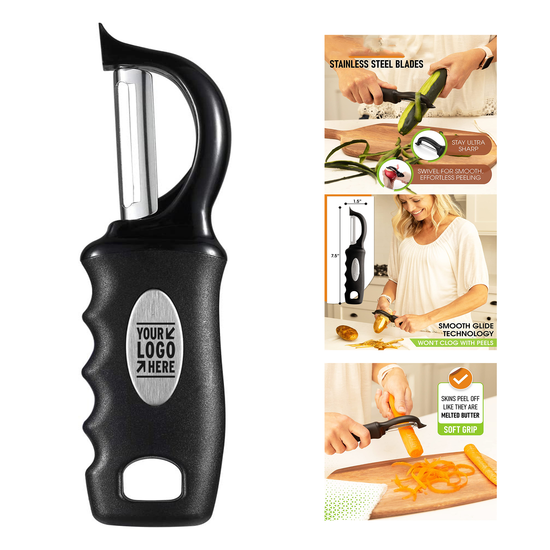 Premium Swivel Vegetable Peeler