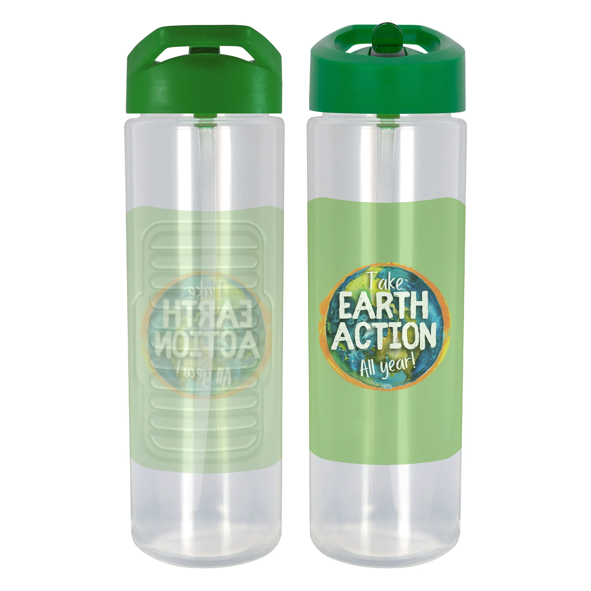 Pop Up 24 oz. Full Color Debossed Bottle 6