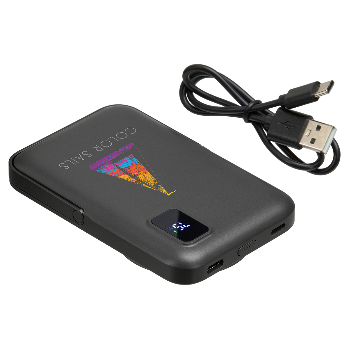 Regal 10000mAh 20W PD Power Bank w/15W Magnetic Wireless Charger, Watch Charger & Phone Stand 3