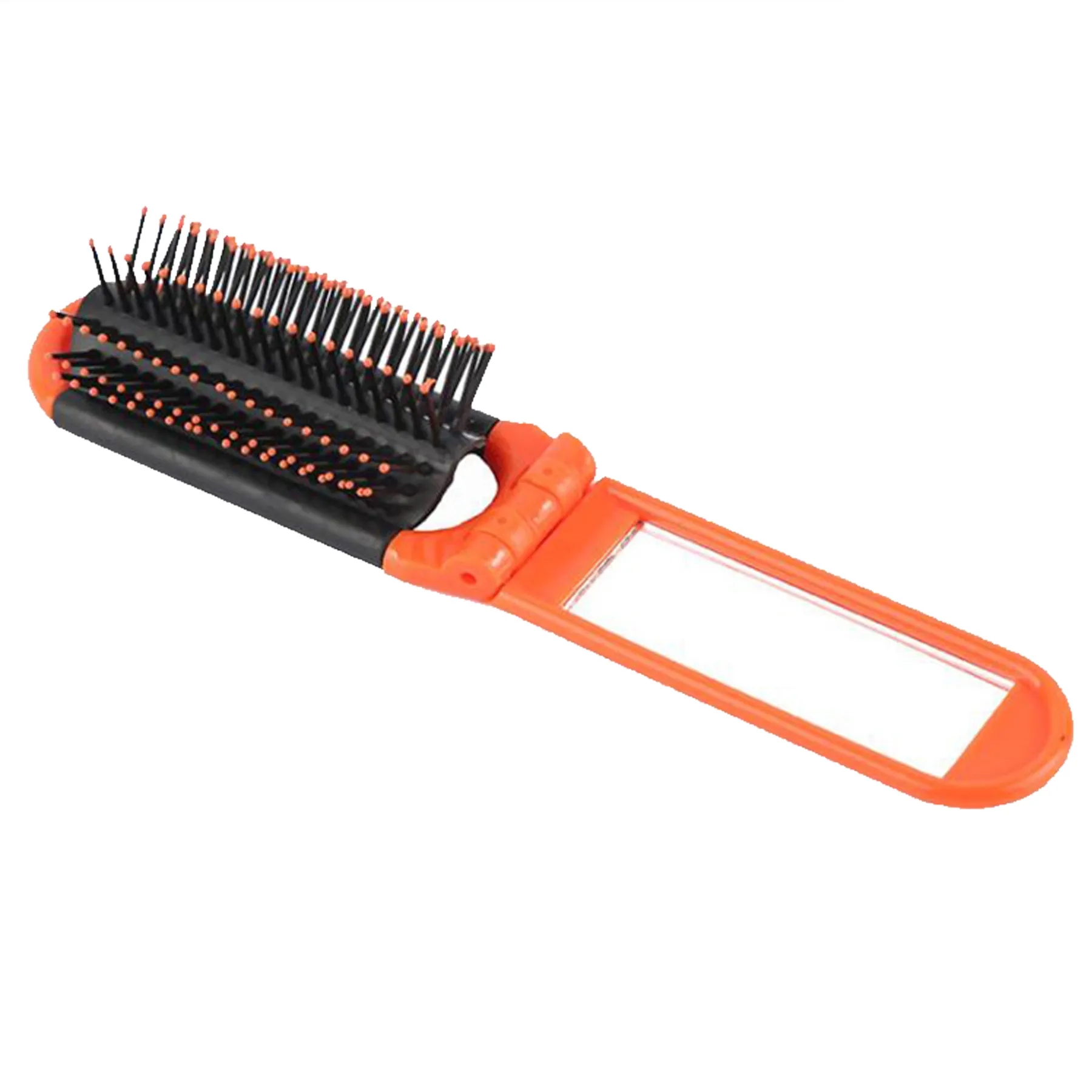 Folding Travel Mirror Hair Brush 8