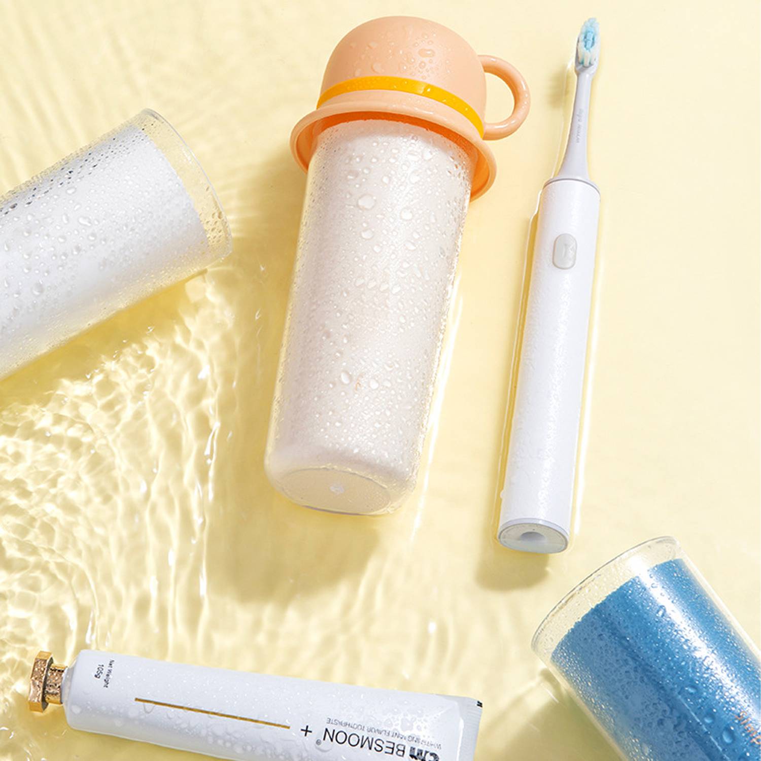 Three In One Portable Travel Toothbrushmouthwash Cup 2
