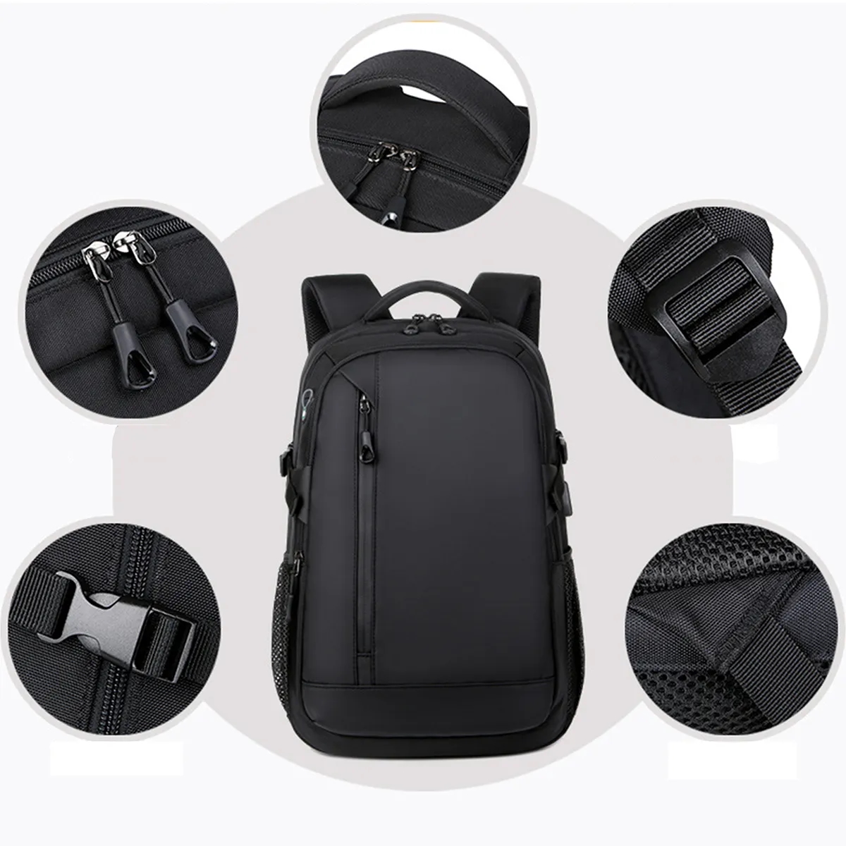 Durable Anti Theft Travel Laptop Backpack With Charging Port 3