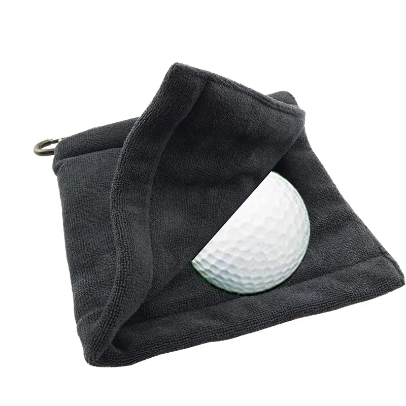 Microfiber Golf Ball Cleaning Towel With Carabiner 4