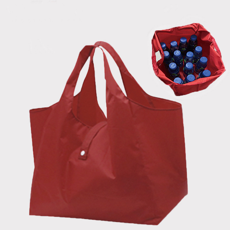 Reusable Foldable Shopping Bag / Pouch, custom tote bag with logo imprint 3