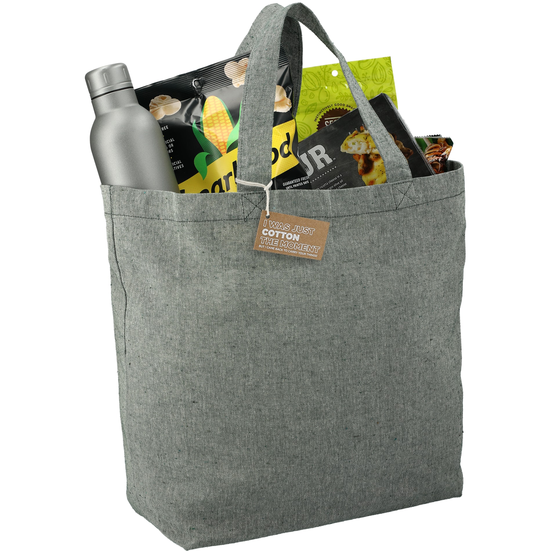 Recycled 5oz Cotton Twill Grocery Tote 37