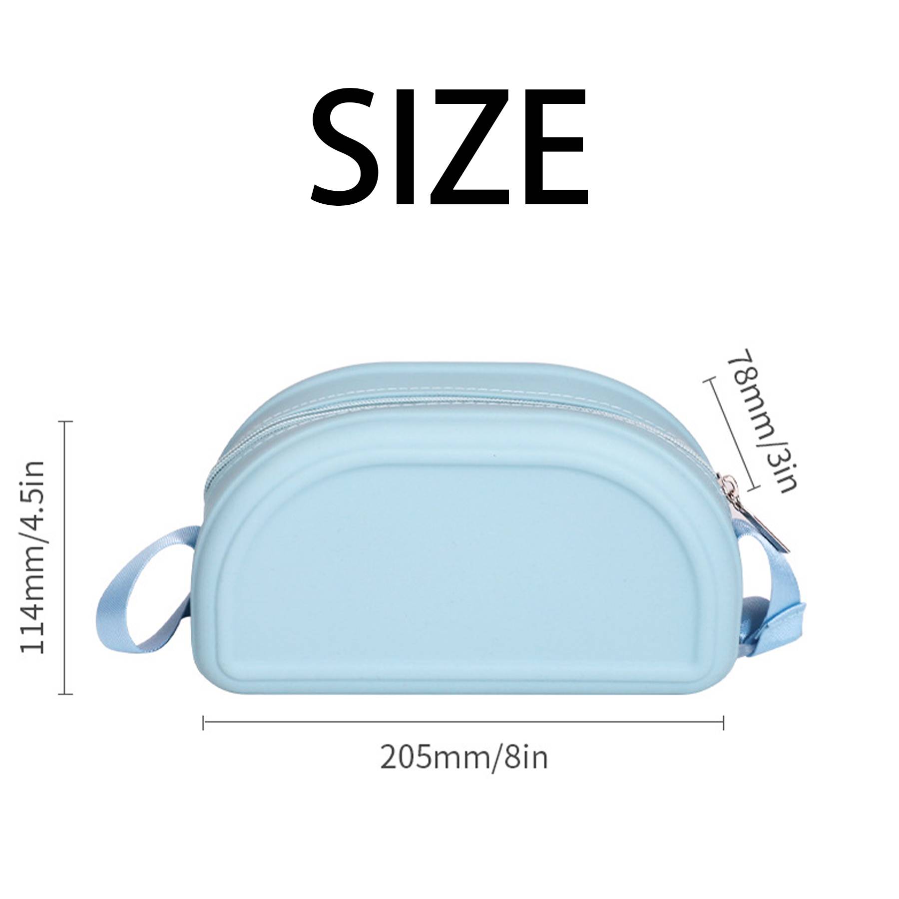 Silicone Pocket cosmetics storage purse bag 8