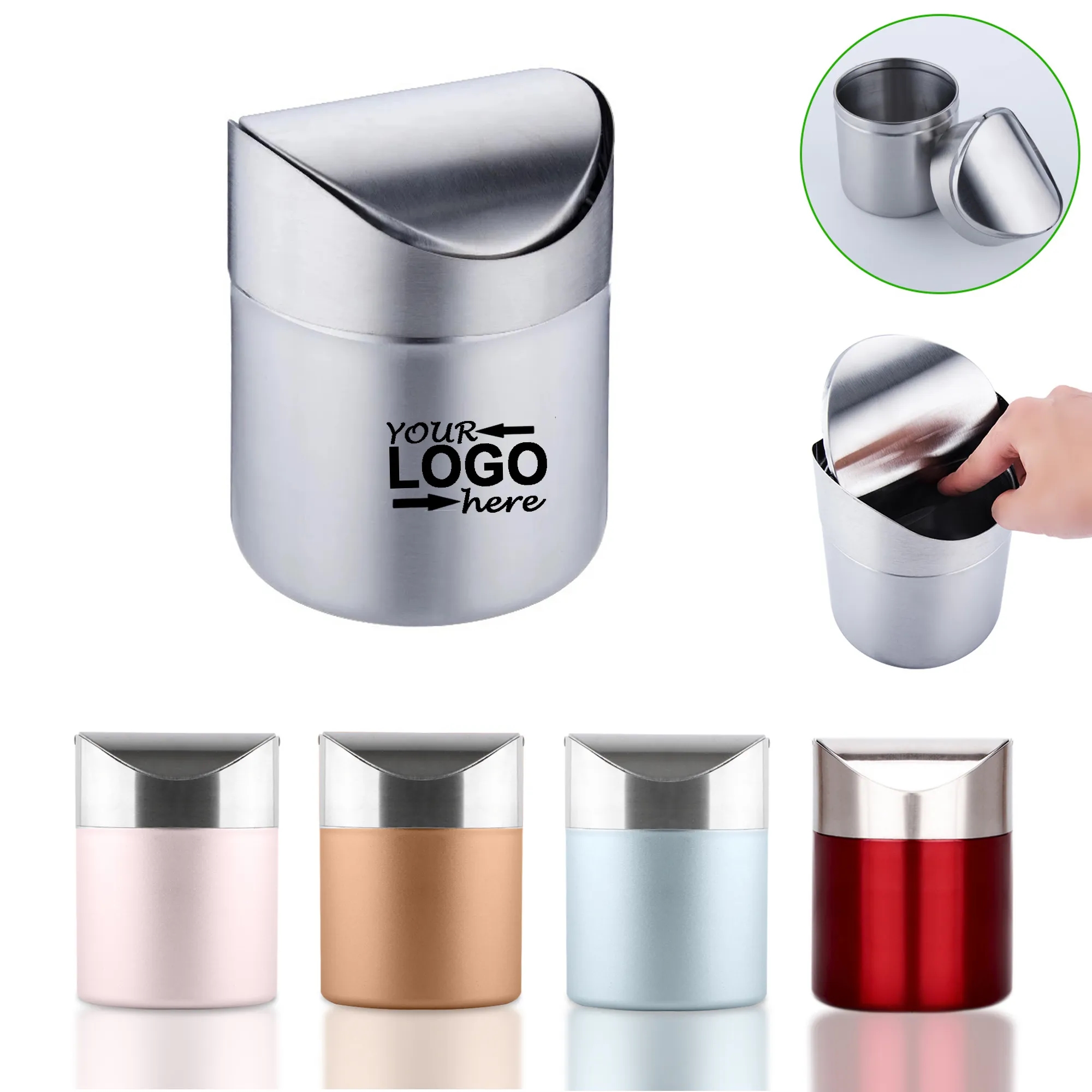 Mini Countertop Trash Can 2