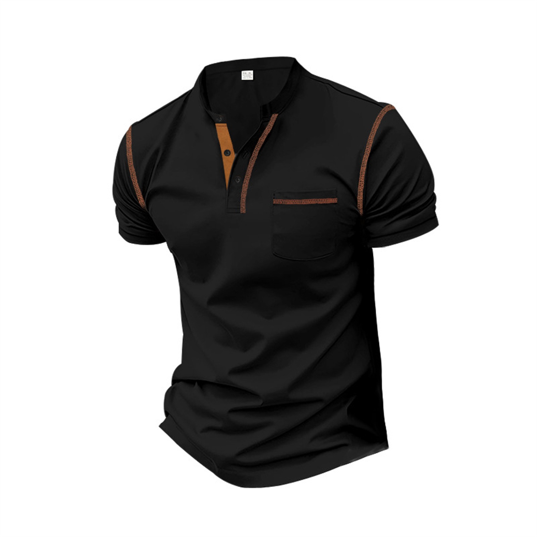 Henley Short Sleeve Shirts 7