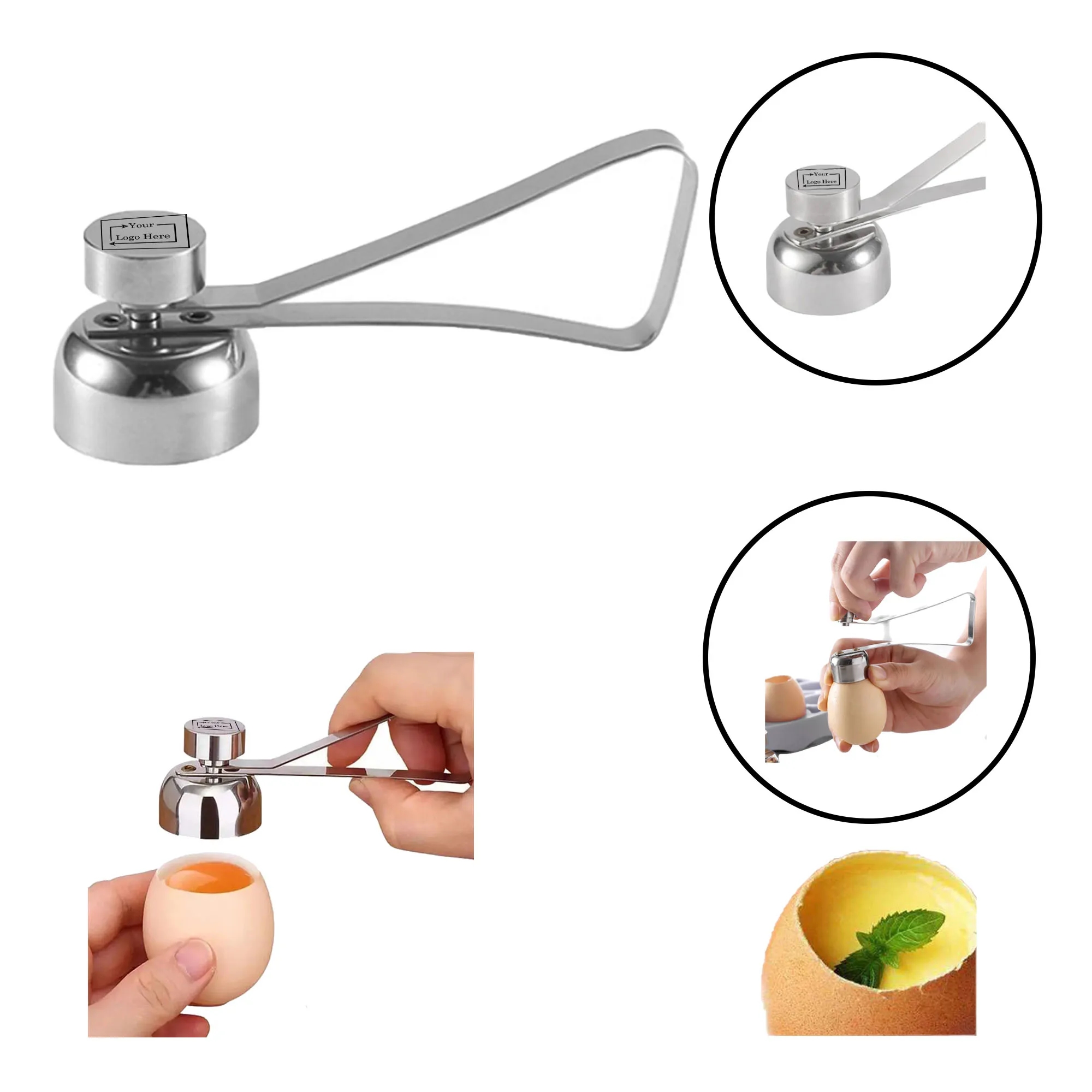 Stainless Steel Egg Opener