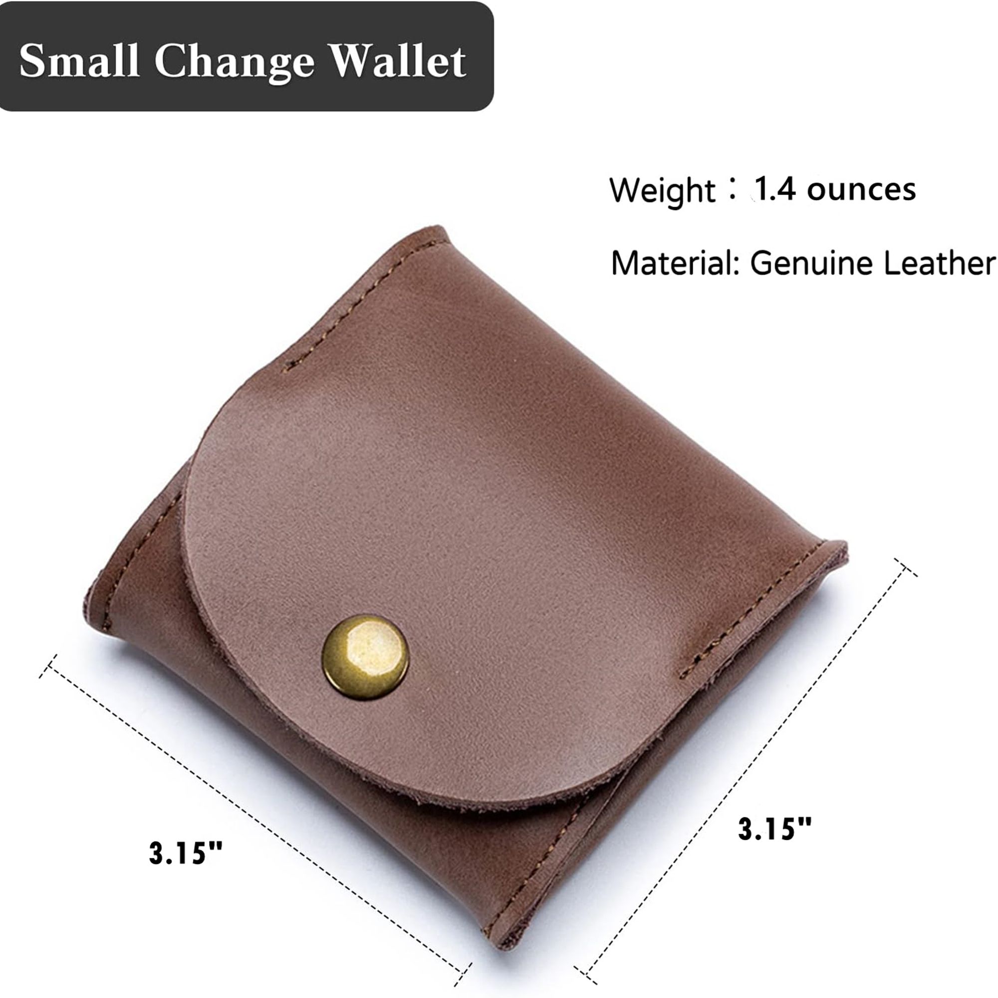 Genuine Leather Coin Purse 5