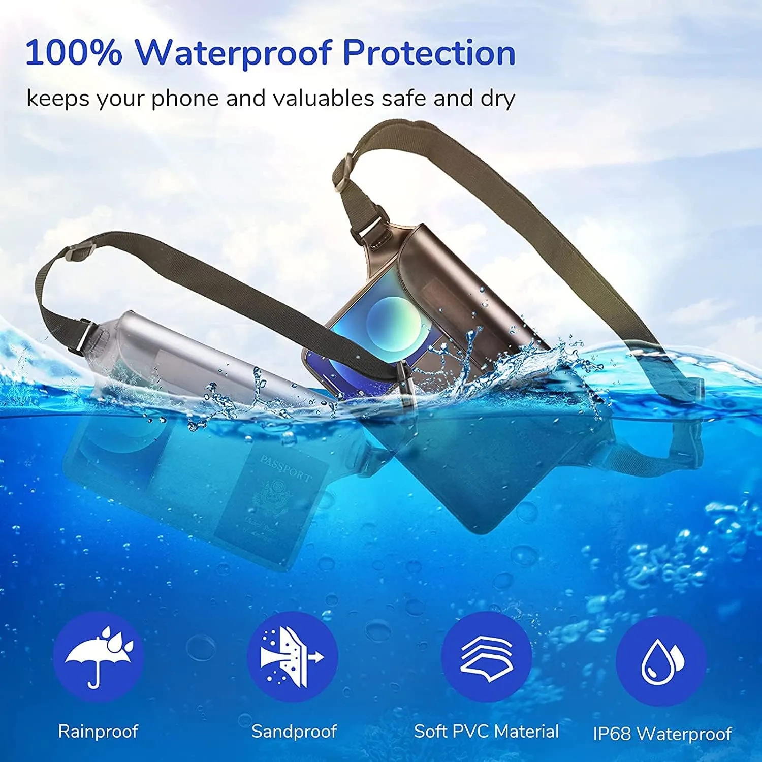 Waterproof Pouch Waist Bag 5