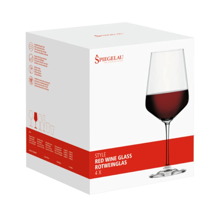 Spiegelau Style 22.2 oz Red Wine Glass, set of 4 2