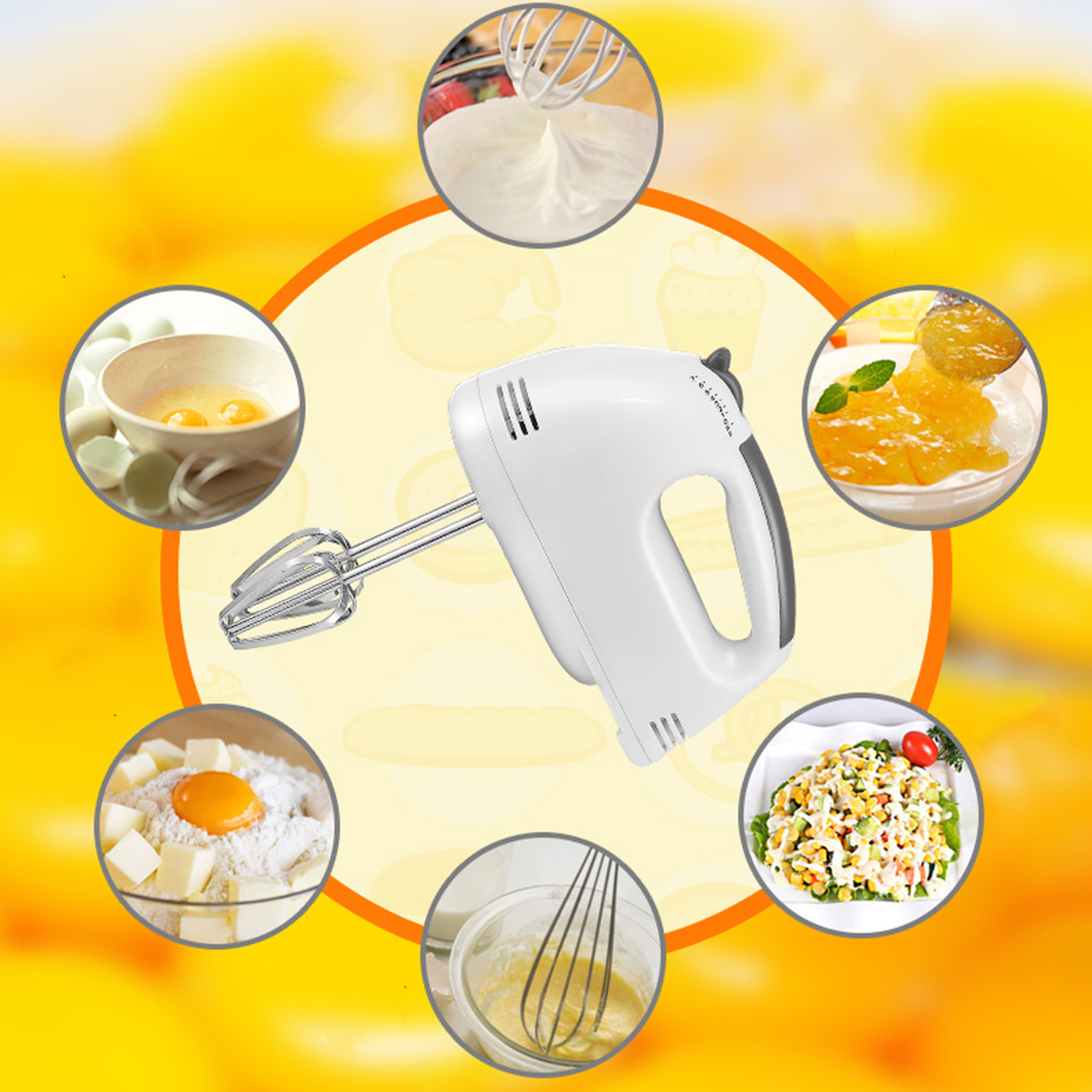 Lightweight Portable Electric Hand Mixer 3