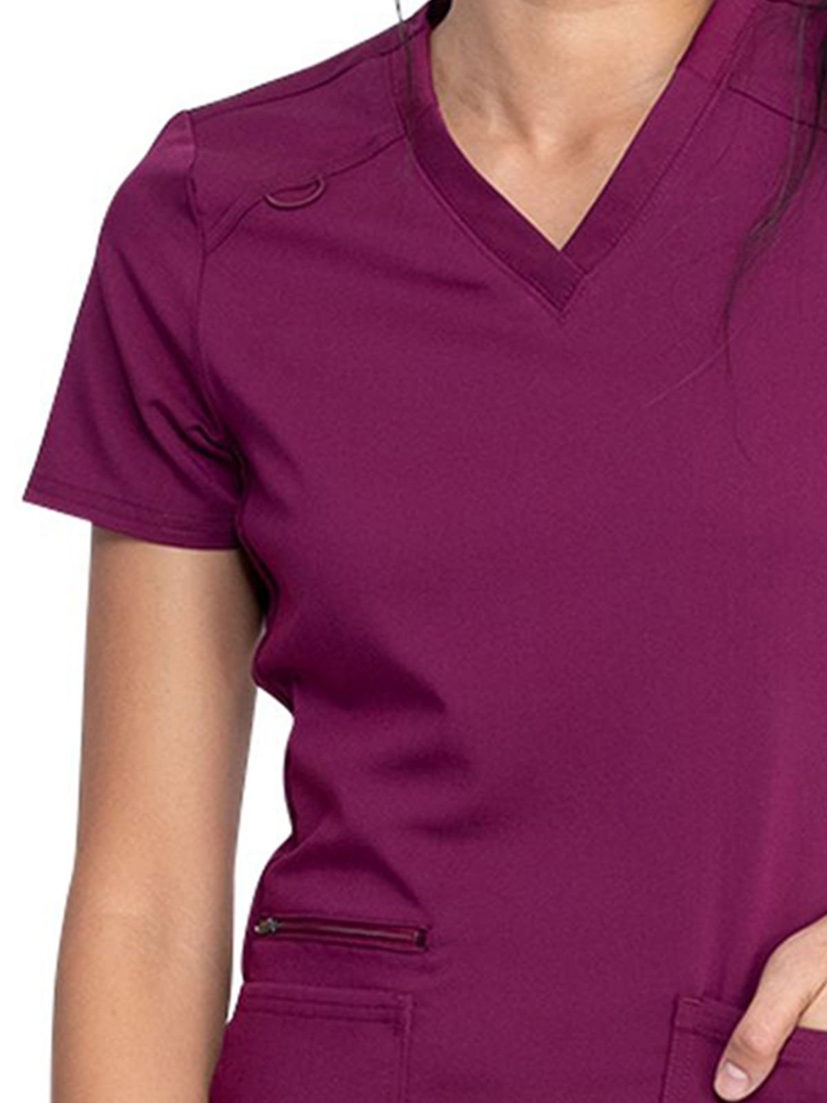 Dickies Medical - Balance - Women's 5-Pocket Rib Knit V-Neck Top 27