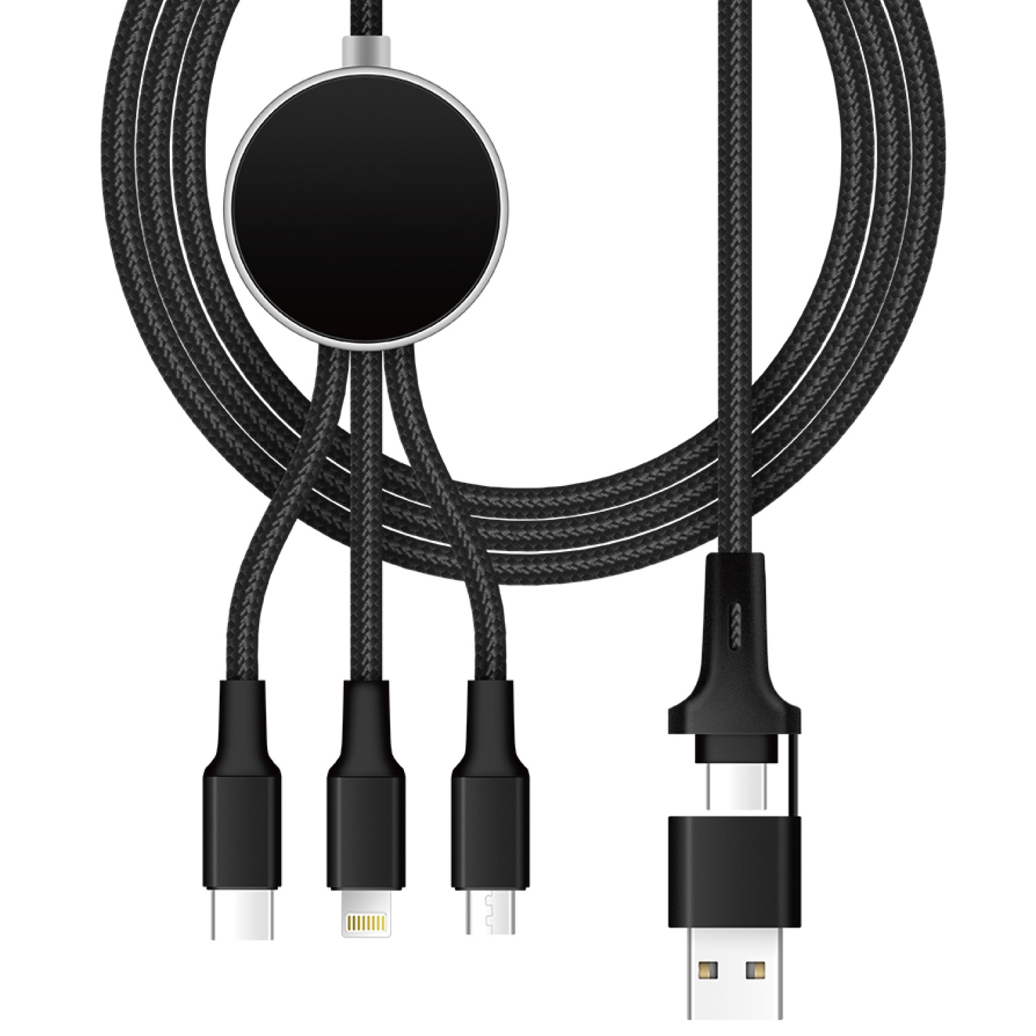 10W LED Light-Up 6-IN-1 Charging Cable 2