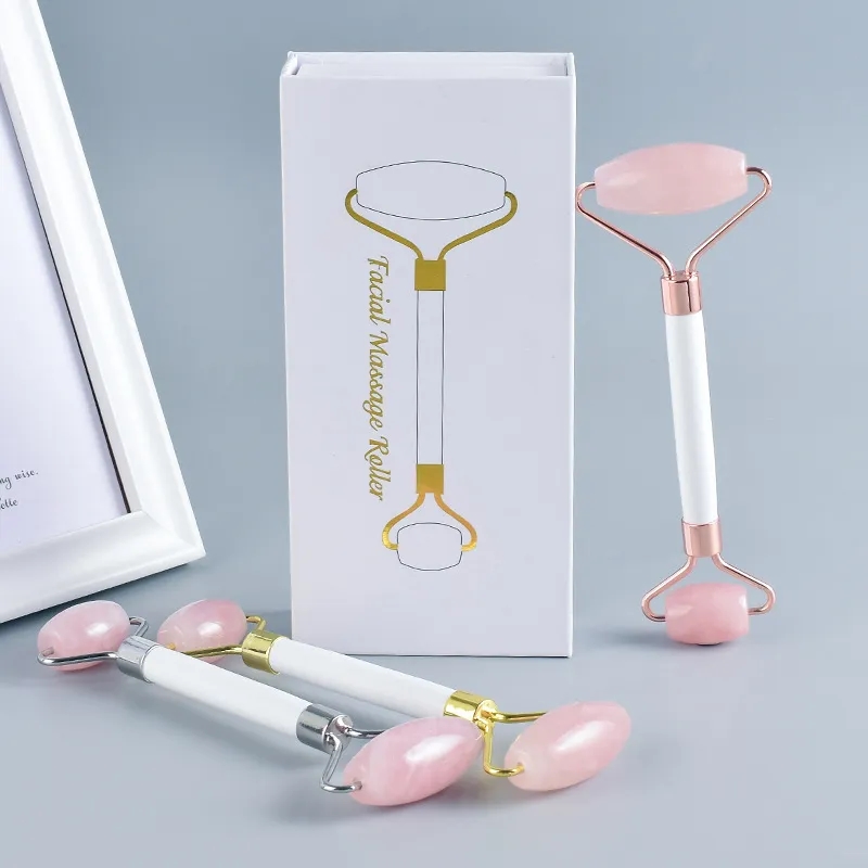 Rose Quartz Facial Roller 3