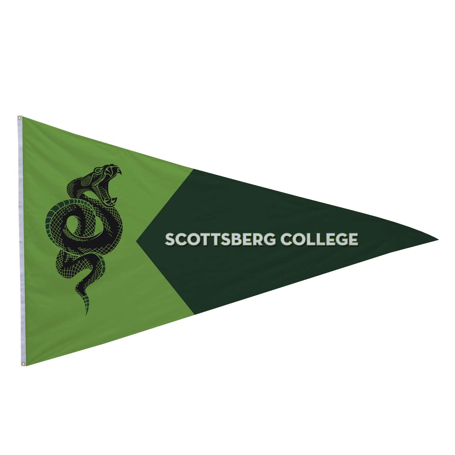 5' x 8' Nylon Pennant Flag Single-Sided
