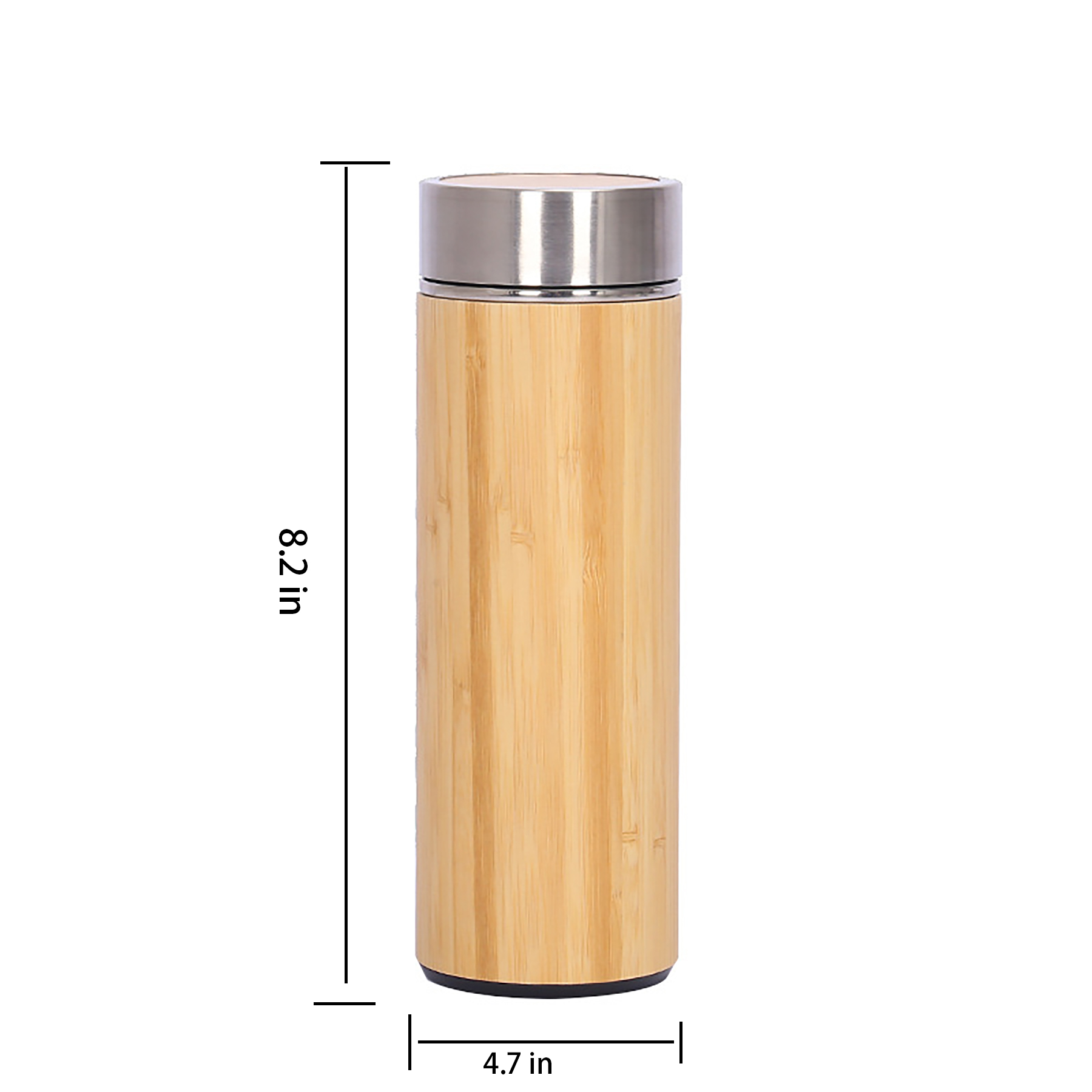Vacuum Insulated Bamboo Mug 2