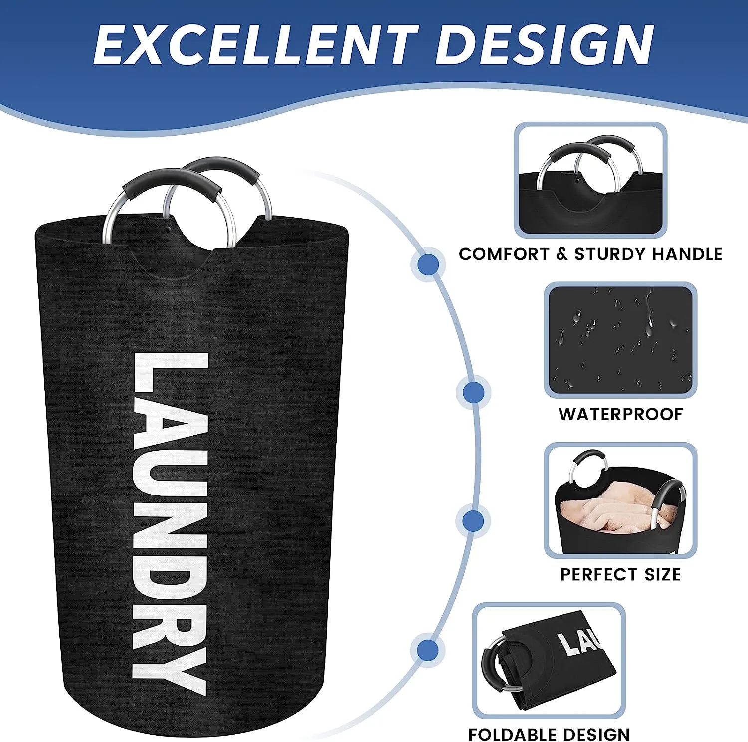Collapsible Laundry Basket 4