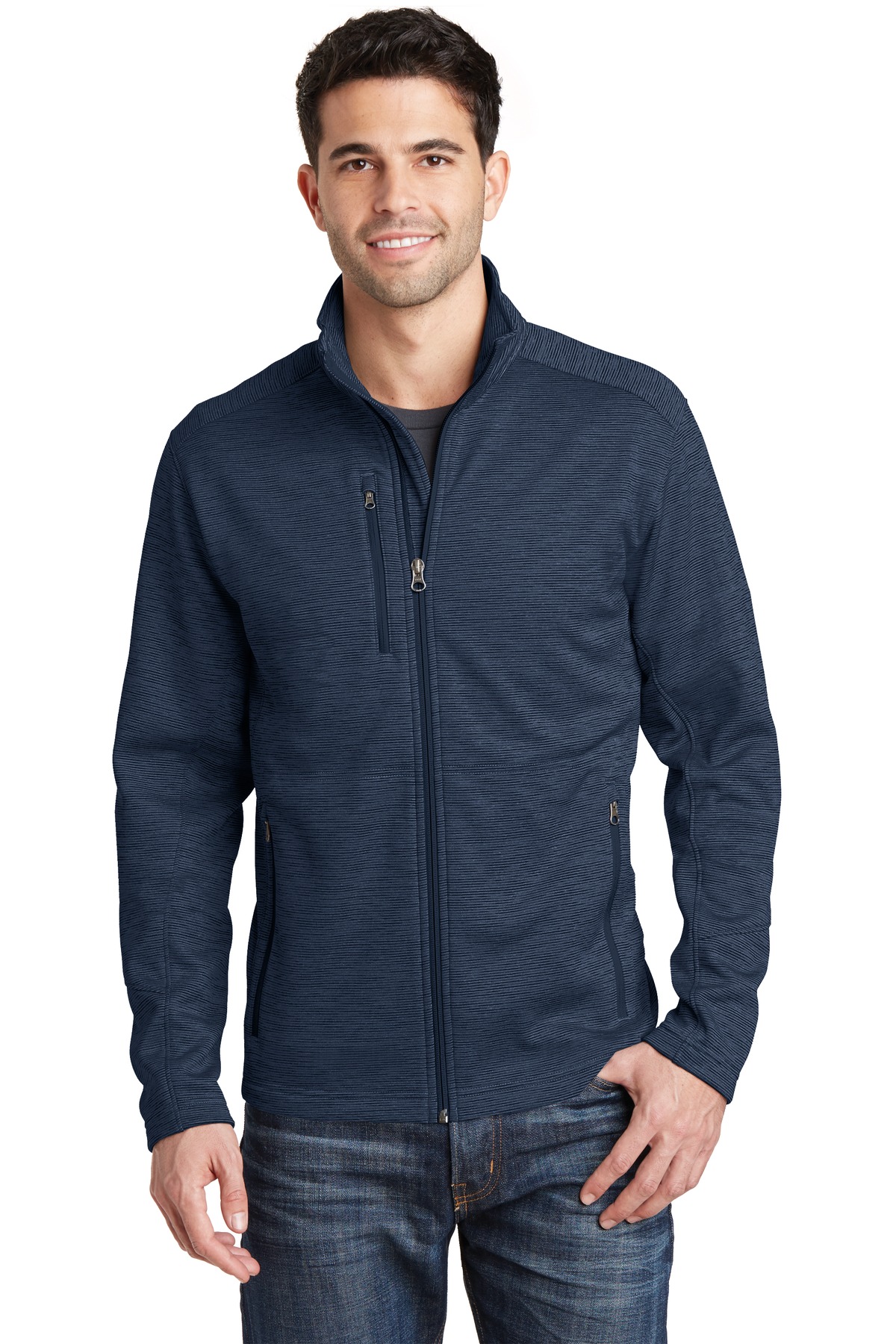 Port Authority Digi Stripe Fleece Jacket. F231 18