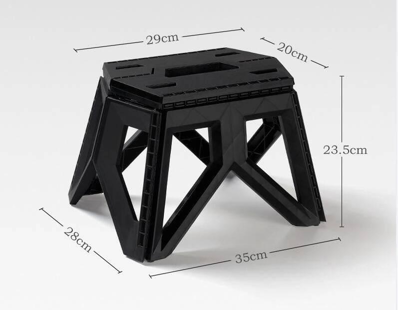 Folding Stool 9.4 Inch Outdoor Portable Chair For Camping 3