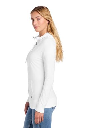 New Era Women's Sueded Cotton Blend Full-Zip Hoodie. LNEA122, custom hoodie or sweatshirt with logo imprint 12