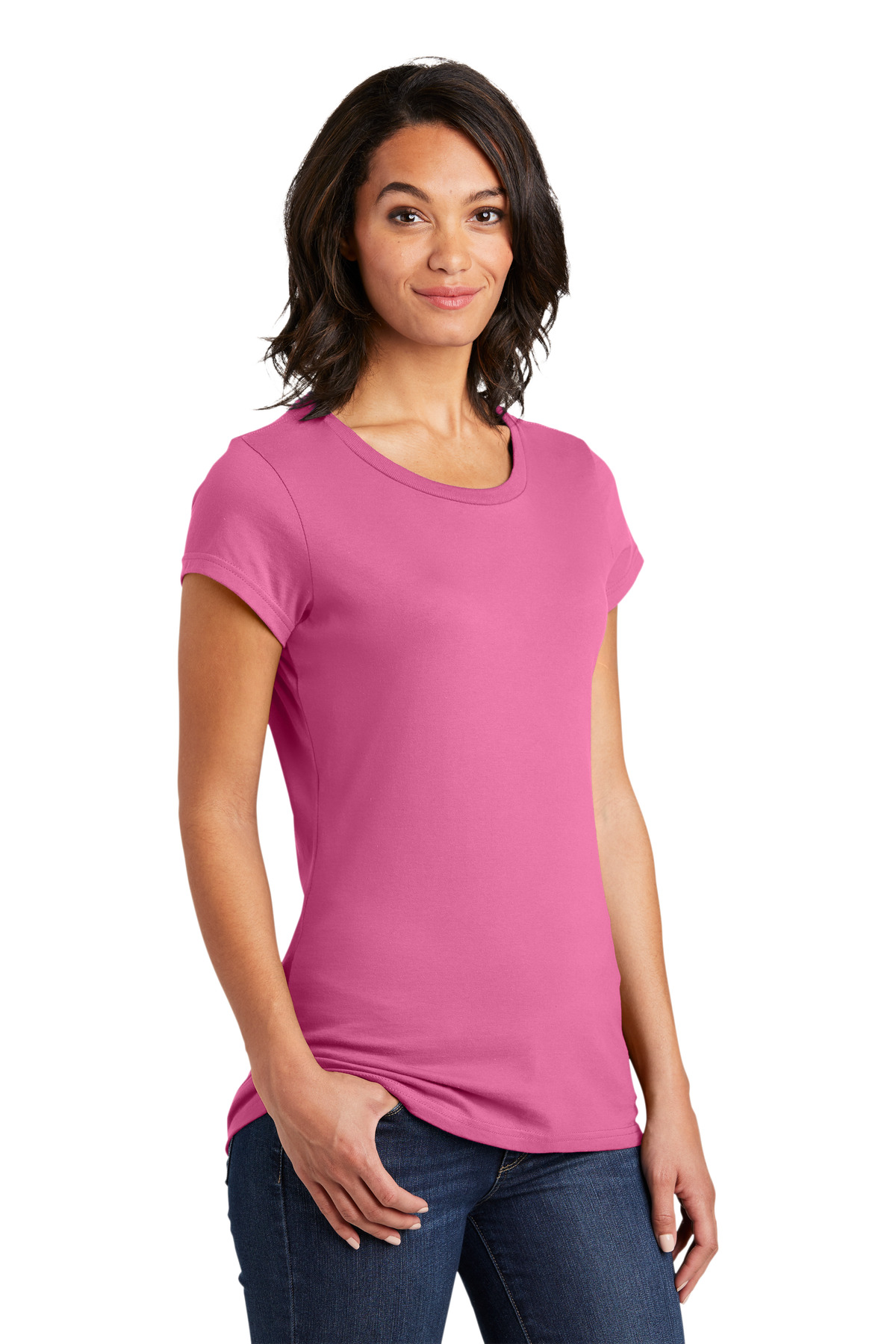 District Women's Fitted Very Important Tee . DT6001 187