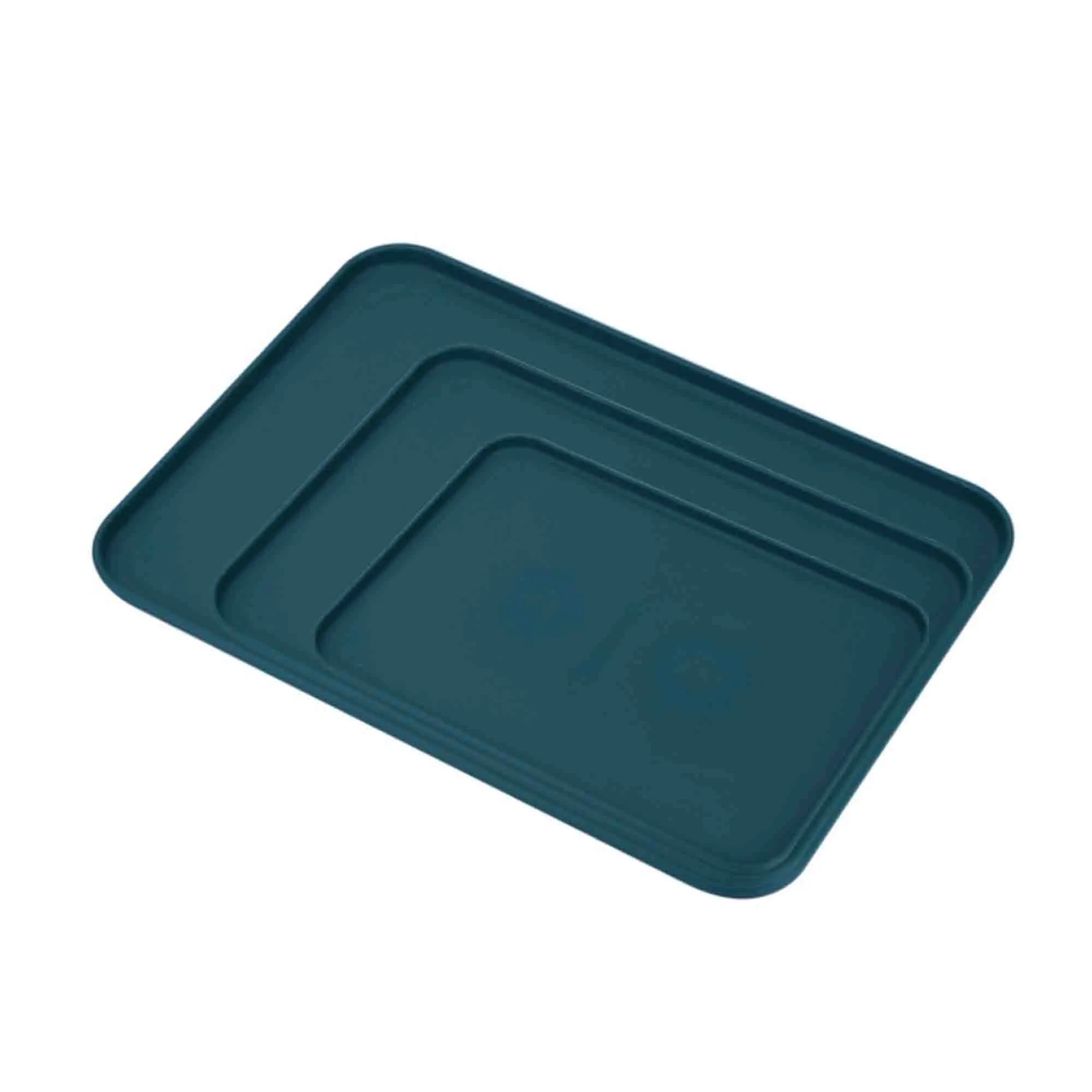 Rectangle Lightweight Wheat Straw Food Tray Plastic Plate 3