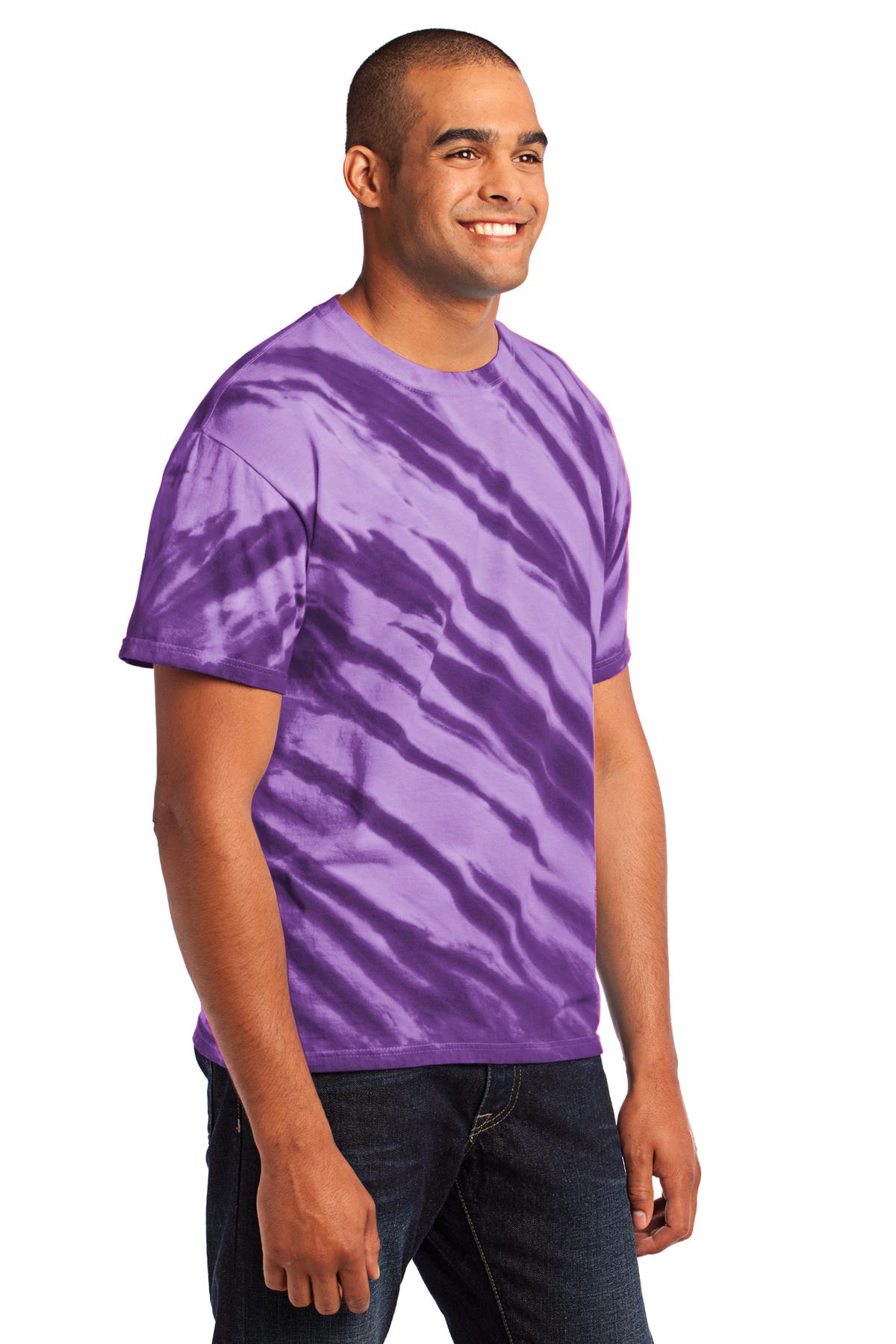 Port & Co Tiger Stripe Tie-Dye Tee. PC148 44
