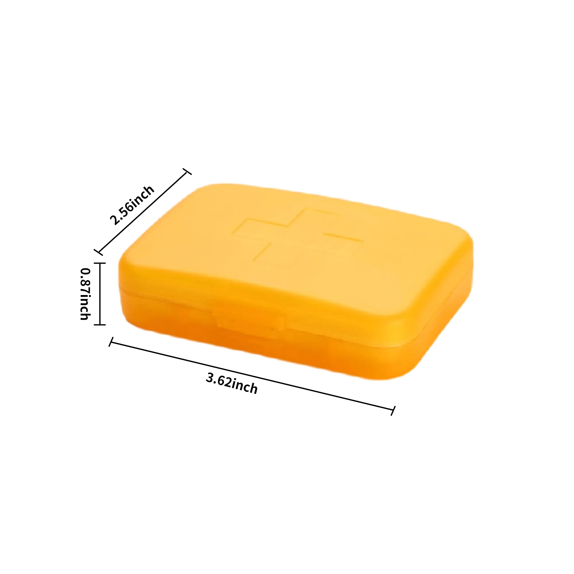 Travel Pill Case with Six Compartments Moisture Proof 5