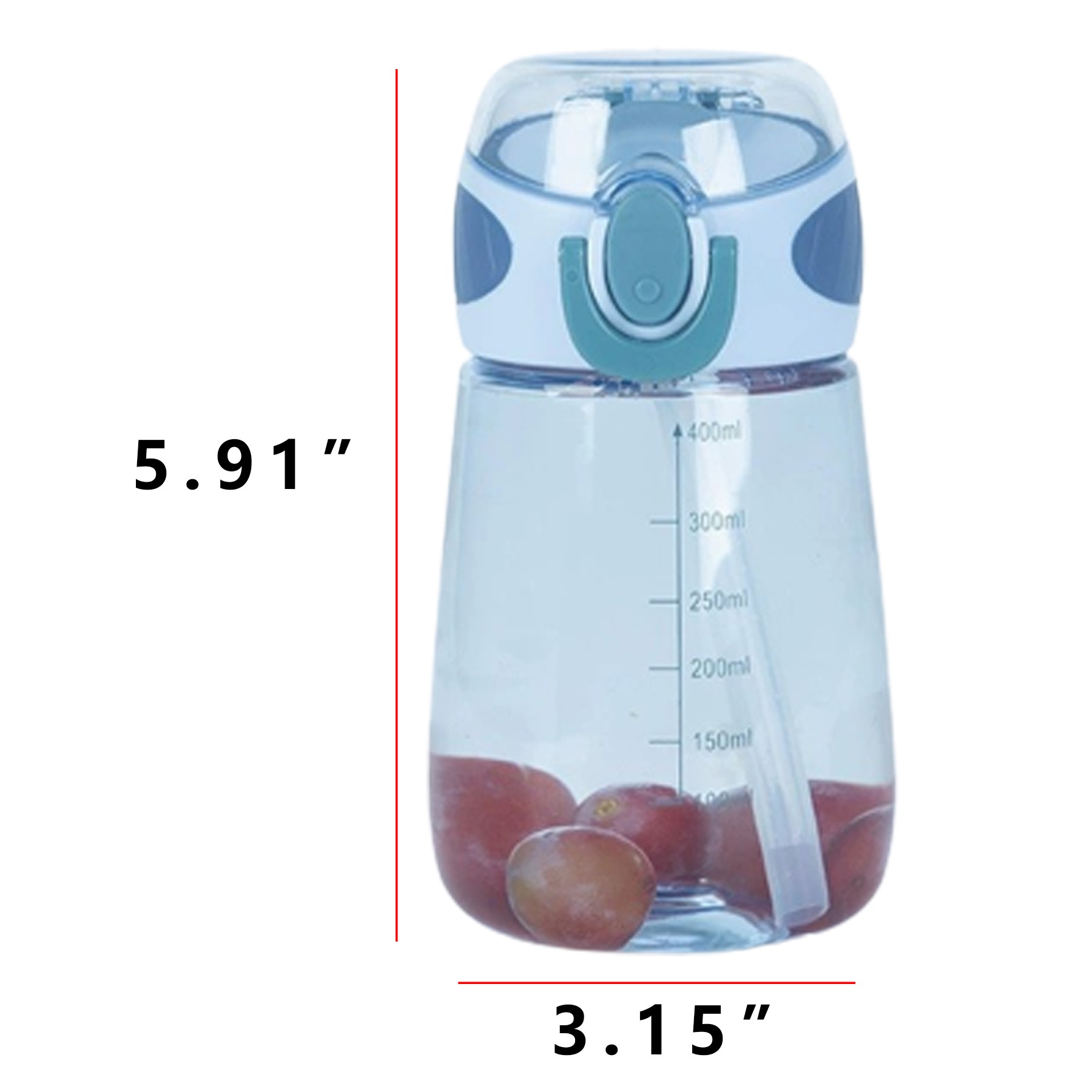 14Oz Straw Water Bottle For Kids 6