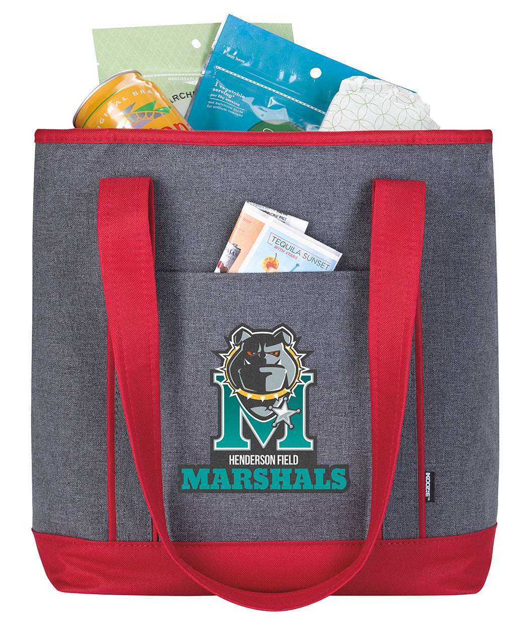 Koozie® Two-Tone Lunch-Time Cooler Tote 19