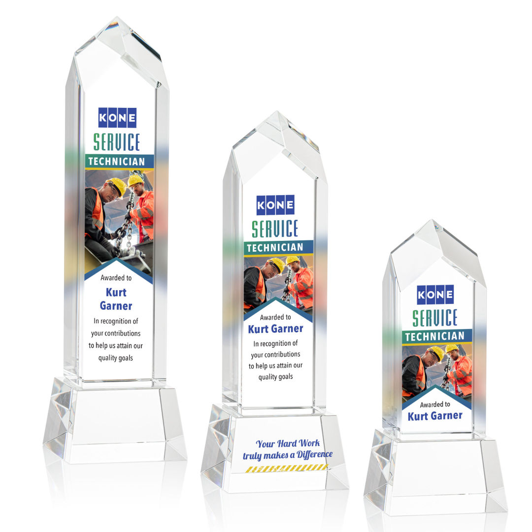 Clarington VividPrint™ Award on Base - Clear