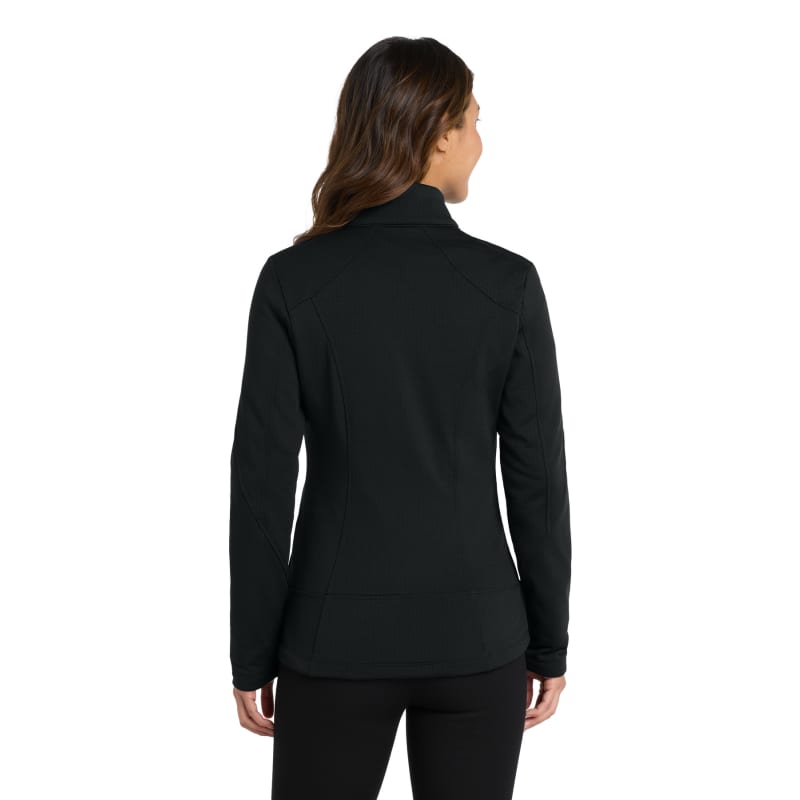 Port Authority Women's Grid Fleece Jacket. 9
