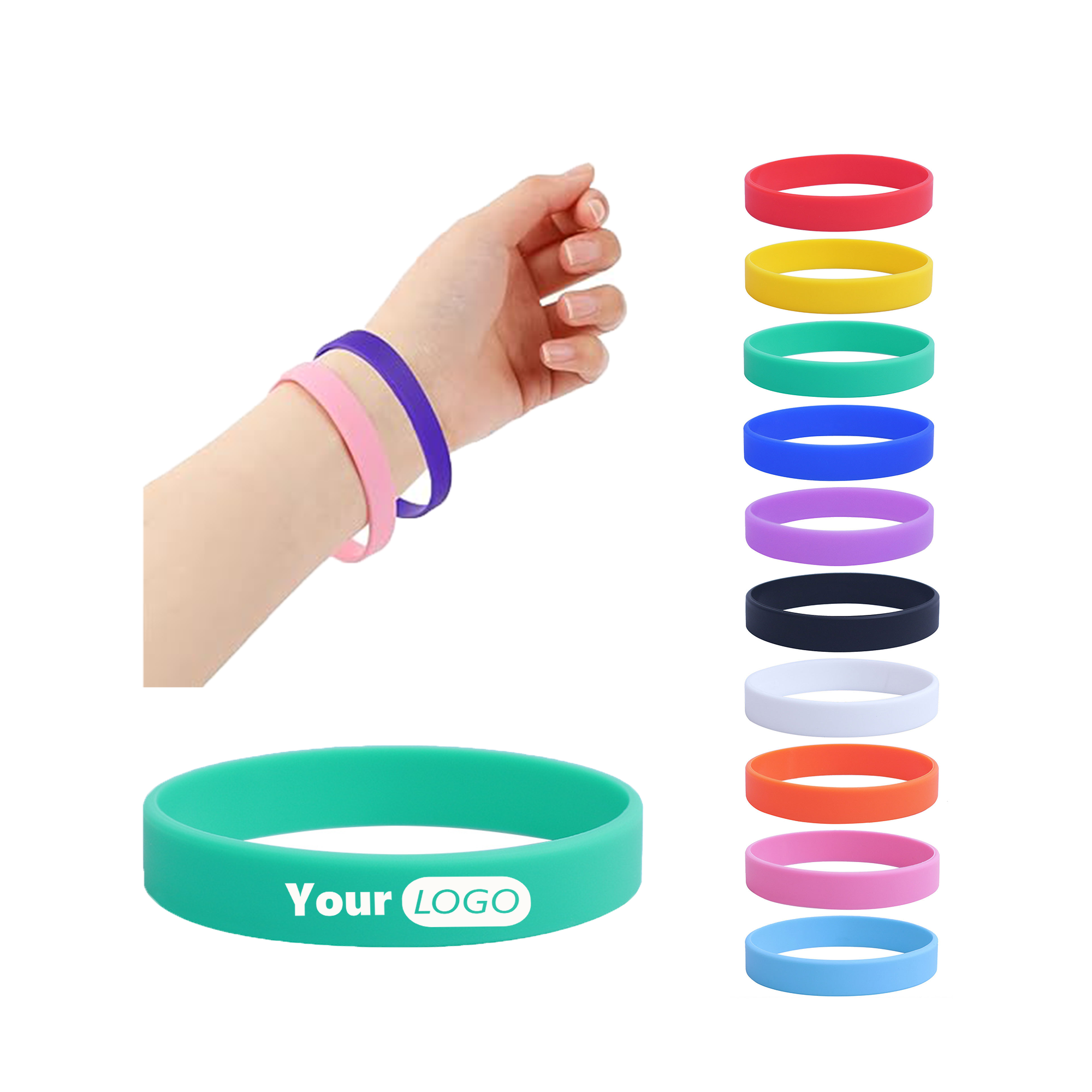 Silicone Wristband MOQ 50 2