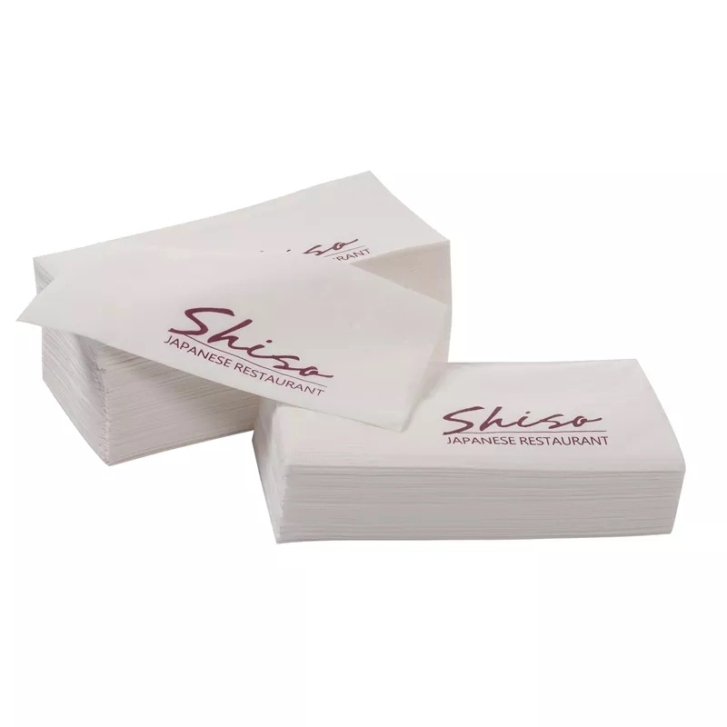 Custom Disposable 2-Ply White Dinner Napkins 3