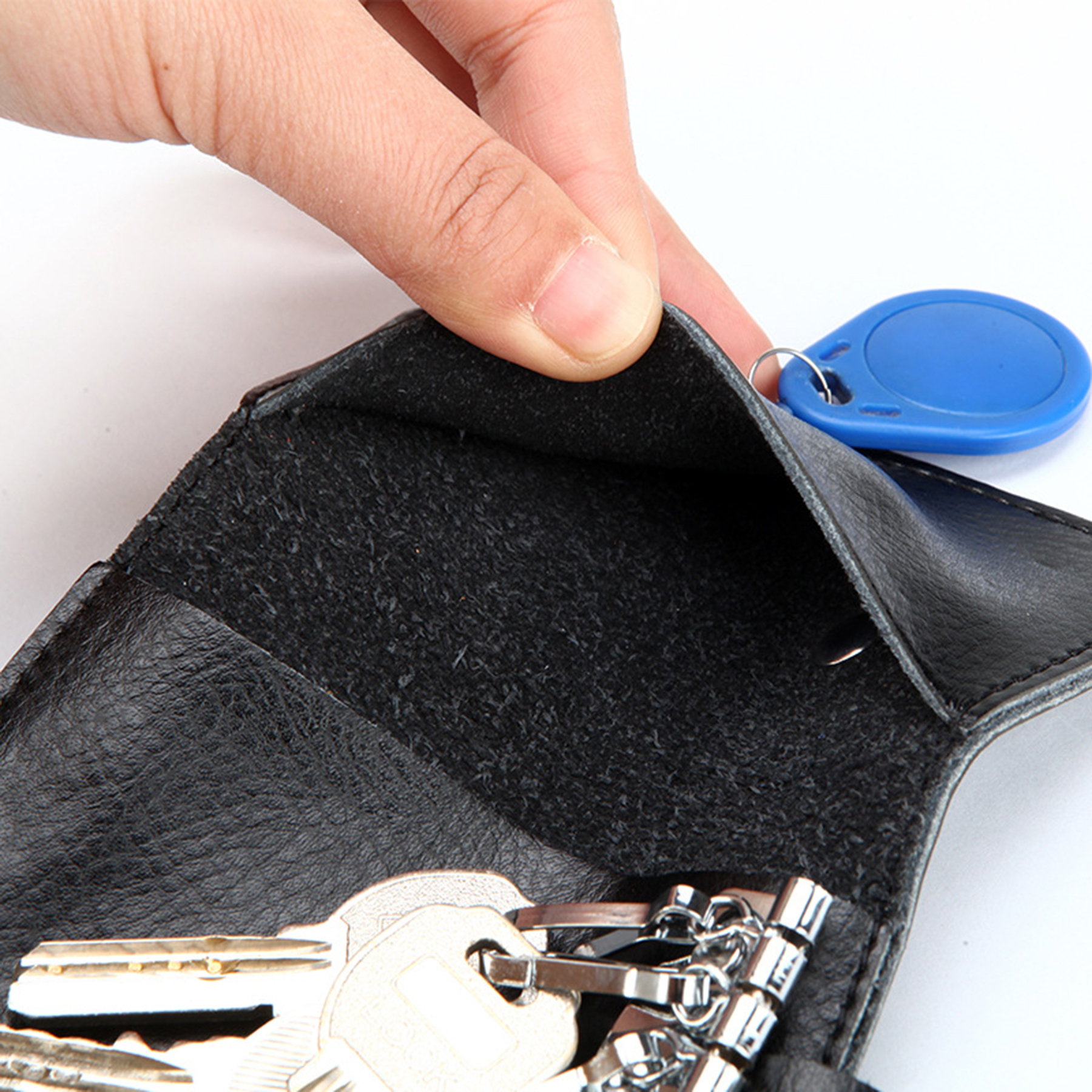 Fashion Leather Key Case Holder 2