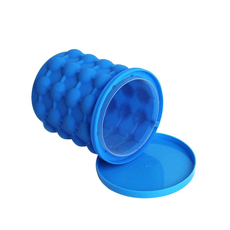 2 in 1 Silicone Ice Bucket Ice Mold / Lid 4